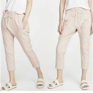 Bassike Women’s 100% Cotton Harem Slouch Pants Tan Size S Australian Luxury